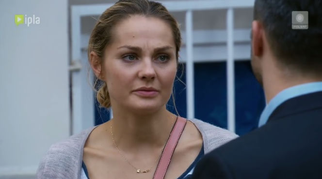 Przyjaciółki 4 odcinek 49 Inga (Małgorzata Socha), Szymon (Filip Bobek)