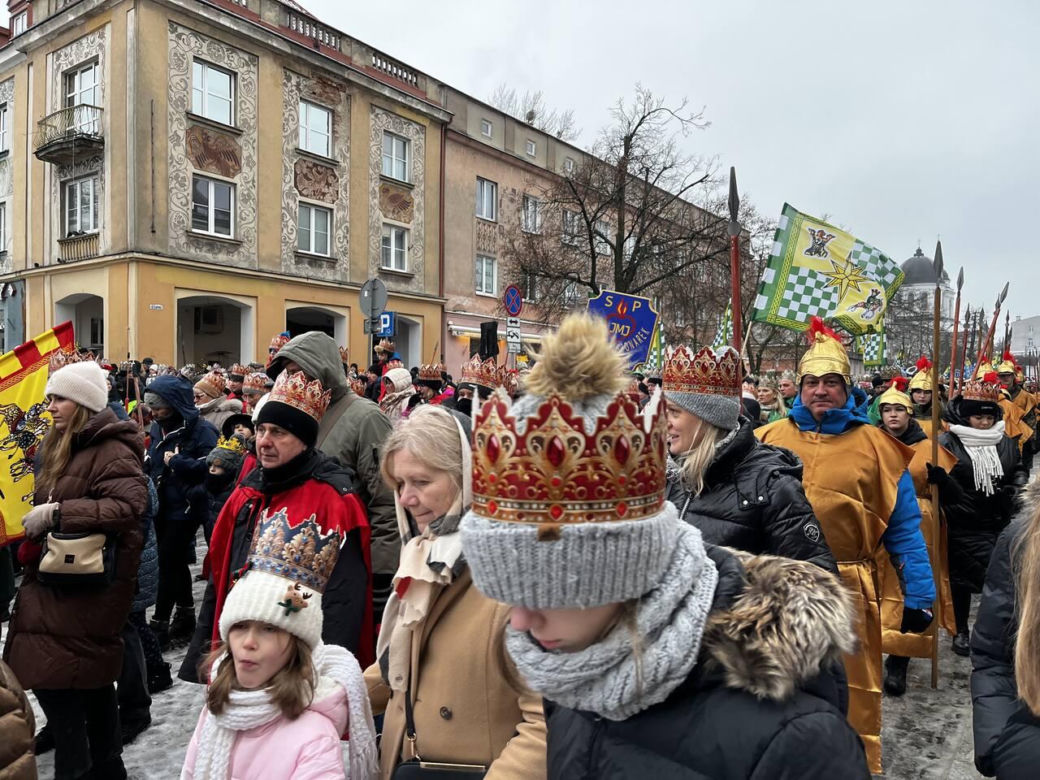 Orszak Trzech Króli 2025 na ulicach Białegostoku