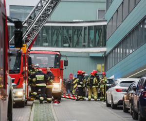 Gdańsk. Ewakuacja w Centrum Medycyny Nieinwazyjnej. Pożar w UCK