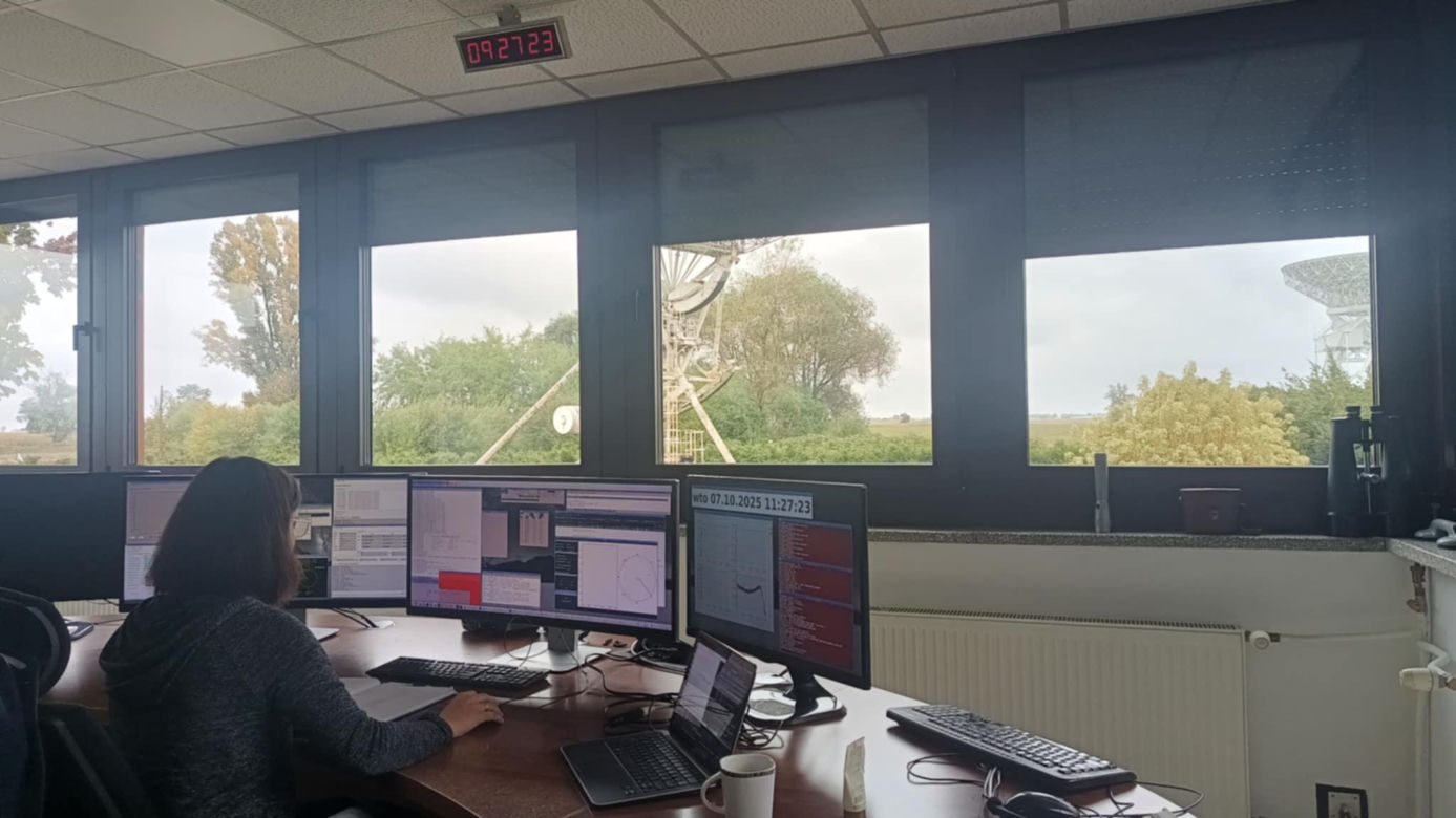 Radioteleskop UMK w Piwnicach w Toruniu