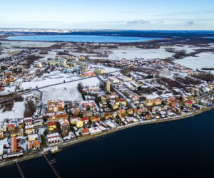 Śnieg na Warmii i Mazurach