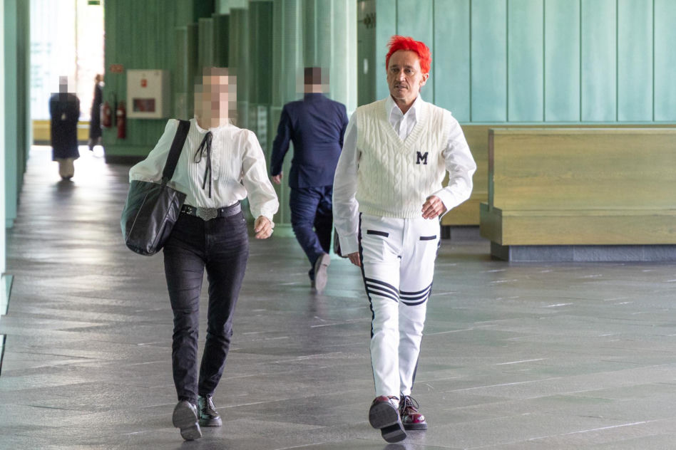 Michał Wiśniewski w sądzie. Nie miał czasu, żeby się przebrać