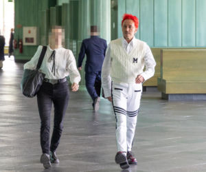 Michał Wiśniewski w sądzie. Nie miał czasu, żeby się przebrać