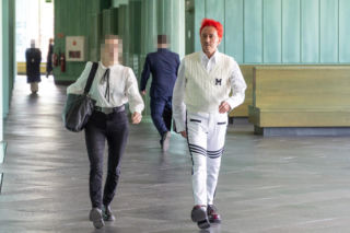 Michał Wiśniewski w sądzie. Nie miał czasu, żeby się przebrać