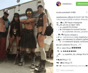 Natalia Siwiec na Burning Man