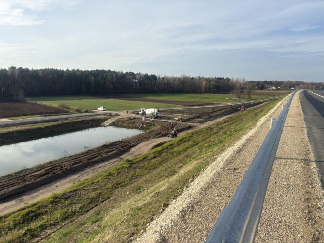 Postępy na budowie A2 Siedlce - Biała Podlaska