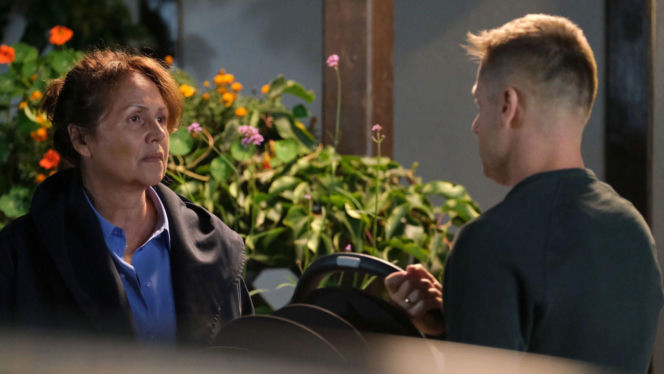 M jak miłość odc. 1908. Marysia (Małgorzata Pieńkowska), Paweł (Rafał Mroczek)