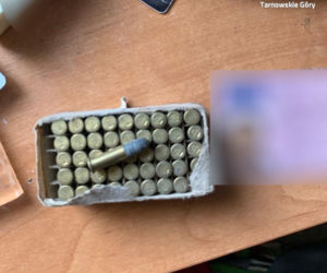 Tarnowskie Góry: Policjant znalazł w mieszkaniu 35-latka amunicję, narkotyki i plantację [ZDJĘCIA]