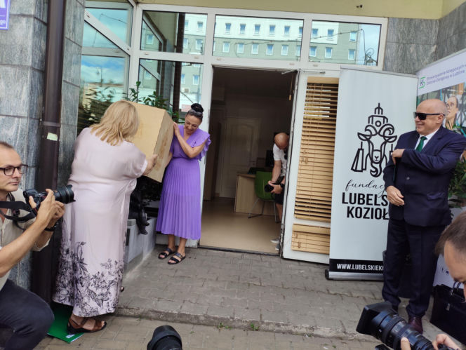 Kolejny koziołek zamieszkał w Lublinie. Tym razem to księgowy Stefan