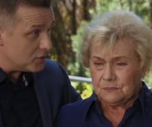 M jak miłość odcinek 1398, Barbara (Teresa Lipowska), Artur (Robert Moskwa)