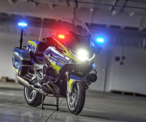 Szkolenia policyjnych motocyklistów