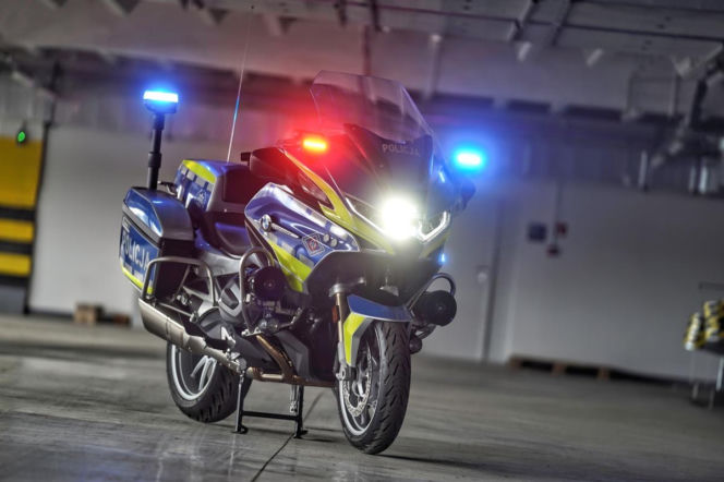 Policyjny motocykl