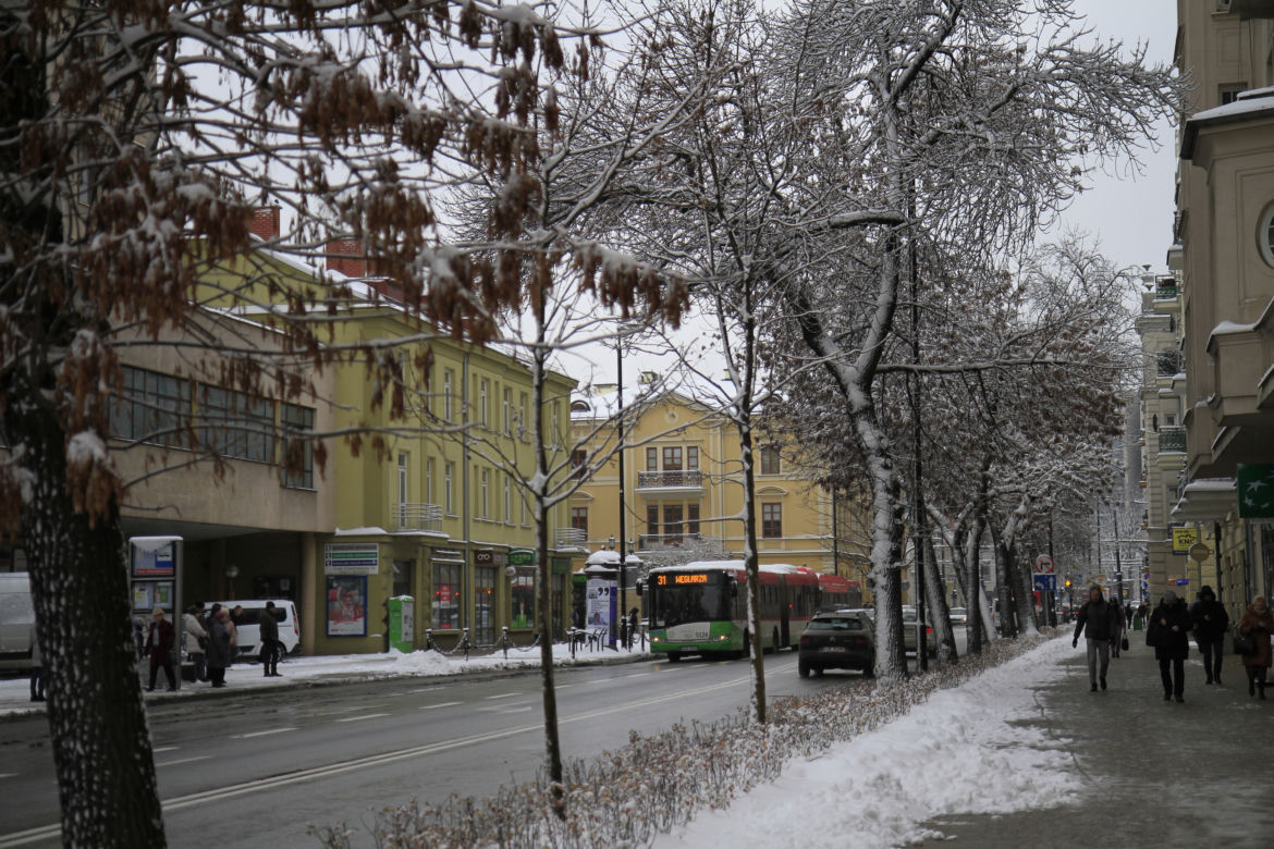 Zima w Lublinie. Tak wygląda centrum miasta po pierwszych opadach śniegu!