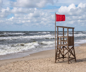 Sinice Sarbinowo. Czy w Sarbinowie można się kąpać 13.07? Flaga, warunki pogodowe