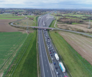 Korek-gigant na autostradzie A4 w Małopolsce
