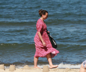 Katarzyna Herman na plaży