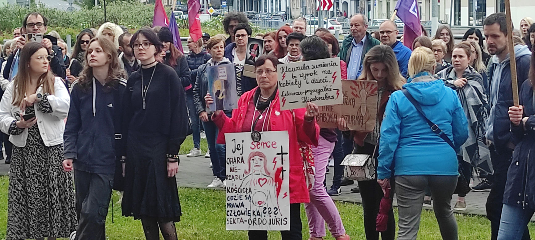 Protest kobiet "Ani jednej więcej!" w Kielcach (14 czerwca 2023)