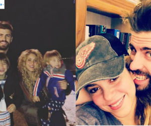 Shakira i Pique z dziećmi