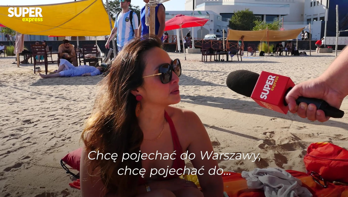 Piękne Argentynki przed meczem z Polską