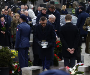 12. rocznica katastrofy smoleńskiej. Uroczystości na Powązkach Wojskowych