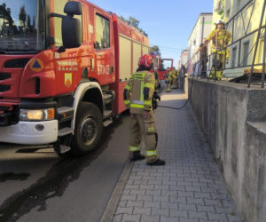 Pożar mieszkania w Zabrzu