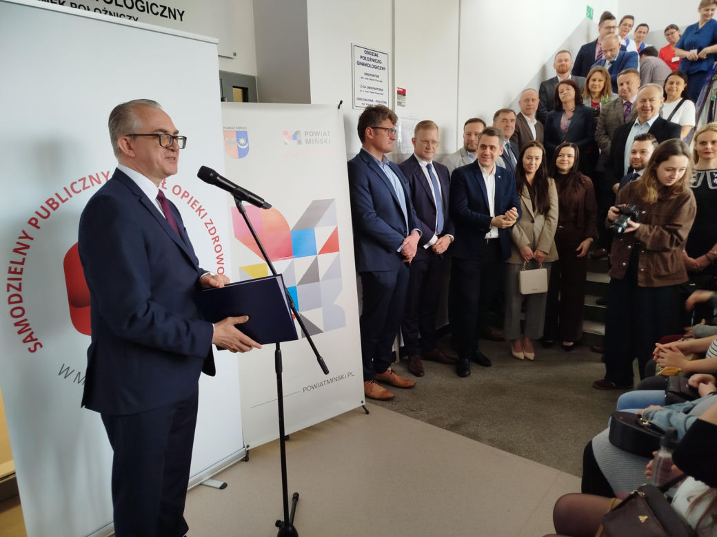 Odnowiony oddział noworodkowy wraz z częścią położniczą w mińskim szpitalu zapewni ciężarnym, rodzącym i maluchom nowoczesne warunki