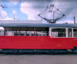 Wyjątkowy przejazd tramwajem kabrioletem z 1940 r