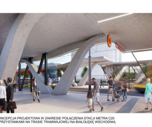 Projektowany tramwaj na Zieloną Białołękę w Warszawie