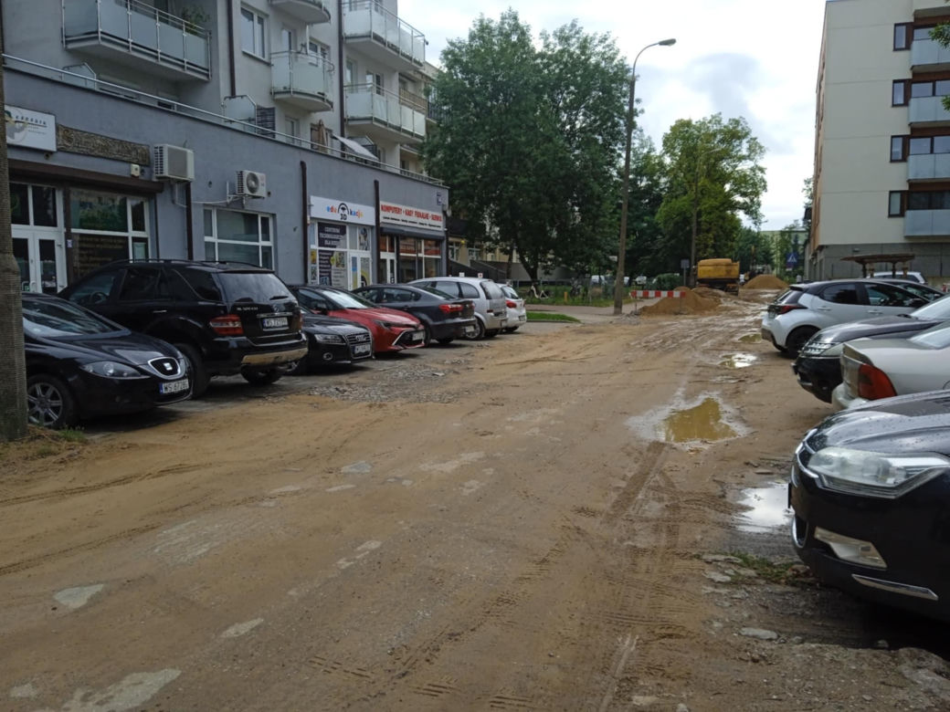 Remont ulic Błonie i Czerwonego Krzyża w Siedlcach