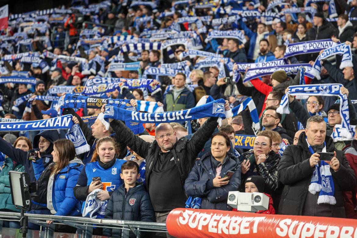 Tak bawili się kibice na meczu Lech Poznań - Śląsk Wrocław