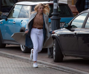 Adriana Kalska rozwaliła się na bruku 