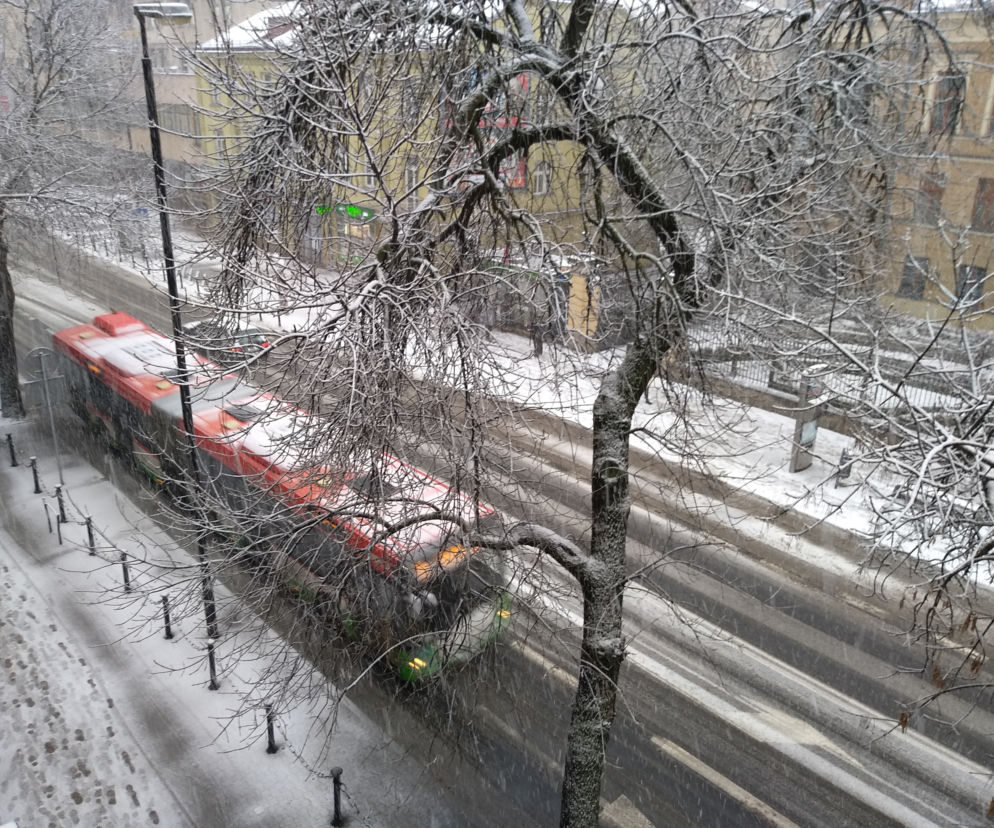 Śnieżyca w Lublinie