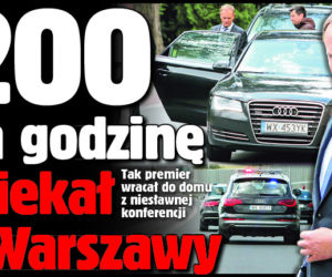 200 na godzinę uciekał z Warszawy