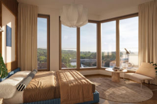 Apartamentowiec Esencja w Poznaniu blisko końca. Powstaje też park kieszonkowy