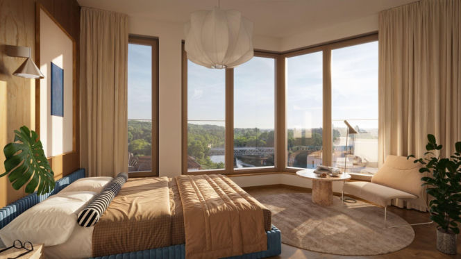 Apartamentowiec Esencja w Poznaniu blisko końca. Powstaje też park kieszonkowy