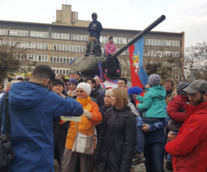 Gliwice: Protest w obronie czołgu T 34