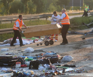 Wypadek polskiego autokaru w Niemczech obok Drezna. NIE ŻYJE 9 osób, około 40 rannych