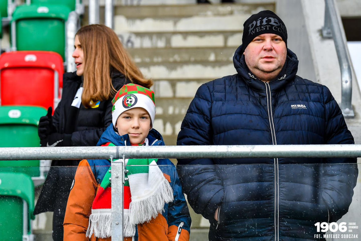 Kibice na meczu Zagłębie Sosnowiec - GKS Katowice