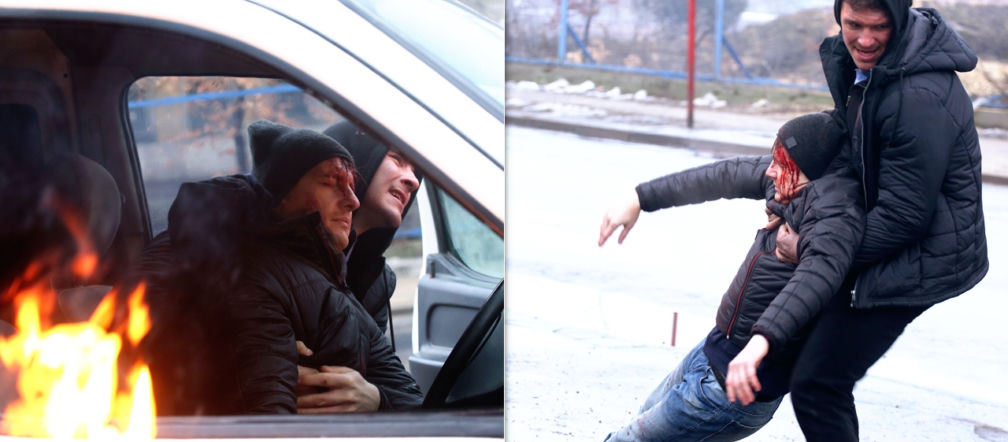 M jak miłość odc. 1365. Paweł Zduński (Rafał Mroczek), Marcin Chodakowski (Mikołaj Roznerski)