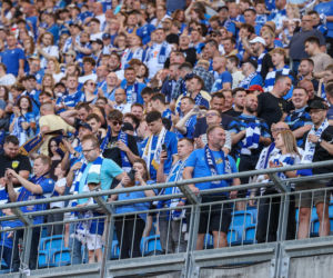 Kibice na meczu Lech Poznań - Wisła Płock