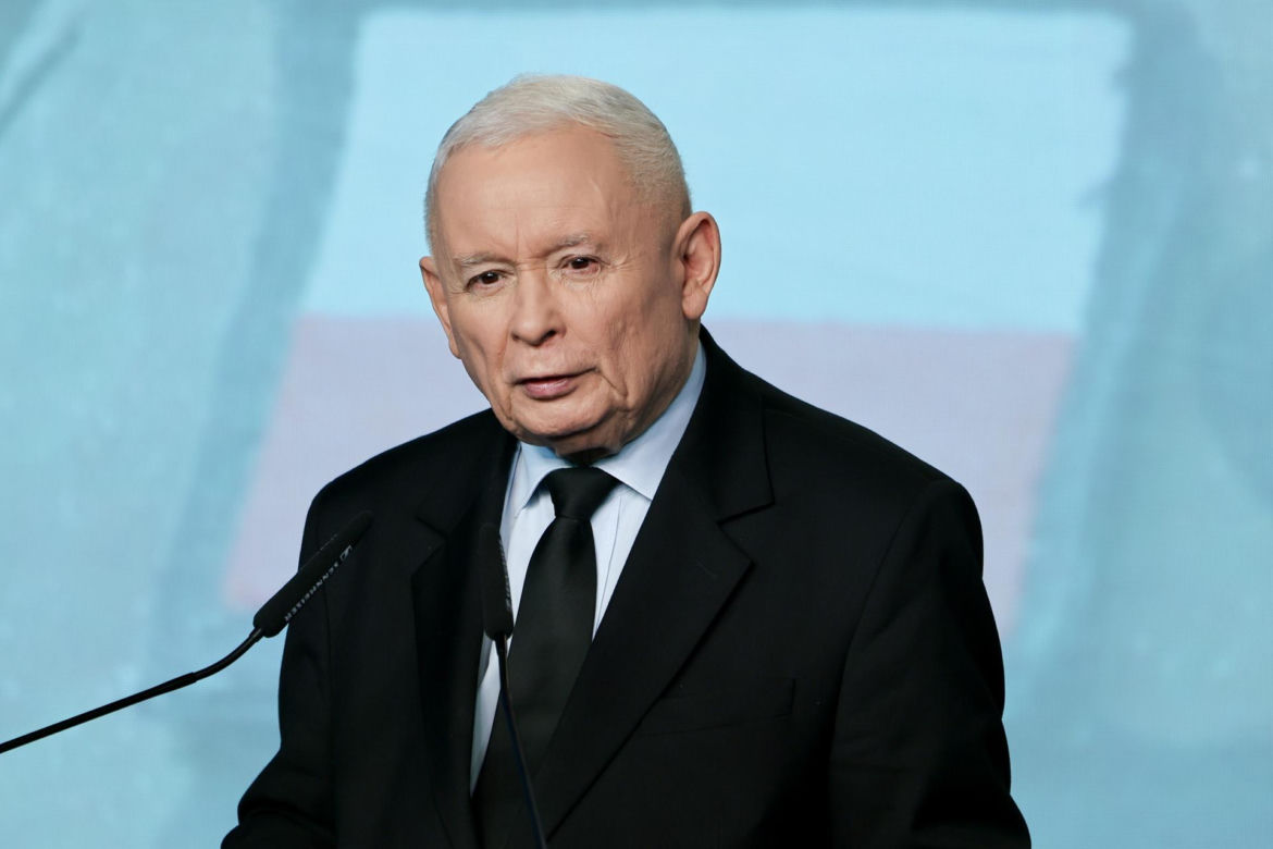 Jarosław Kaczyński mówił o NATO podczas konferencji PiS