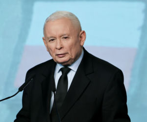 Jarosław Kaczyński mówił o NATO podczas konferencji PiS