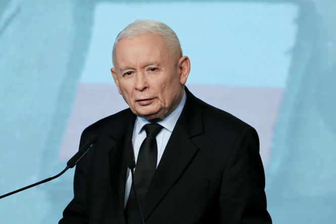 Jarosław Kaczyński mówił o NATO podczas konferencji PiS