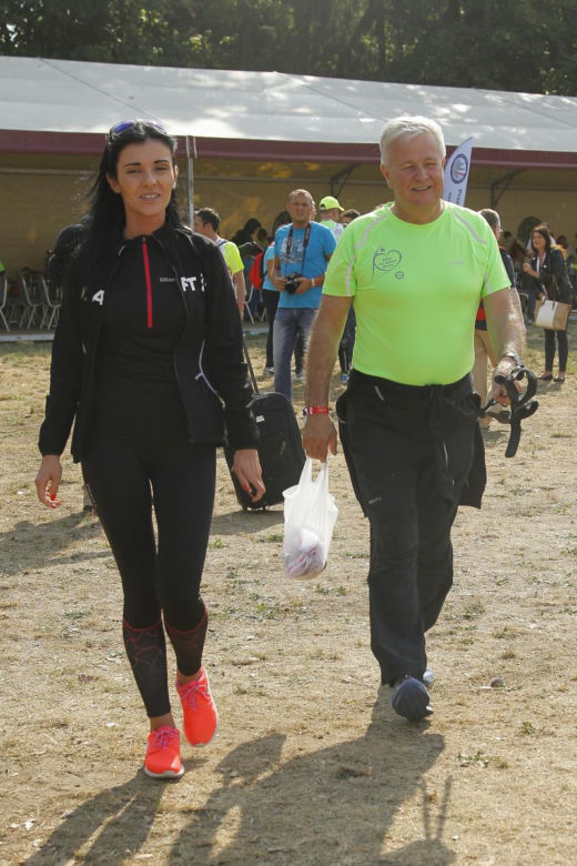 Apoloniusz Tajner i Izabela Podolec w 2015 roku