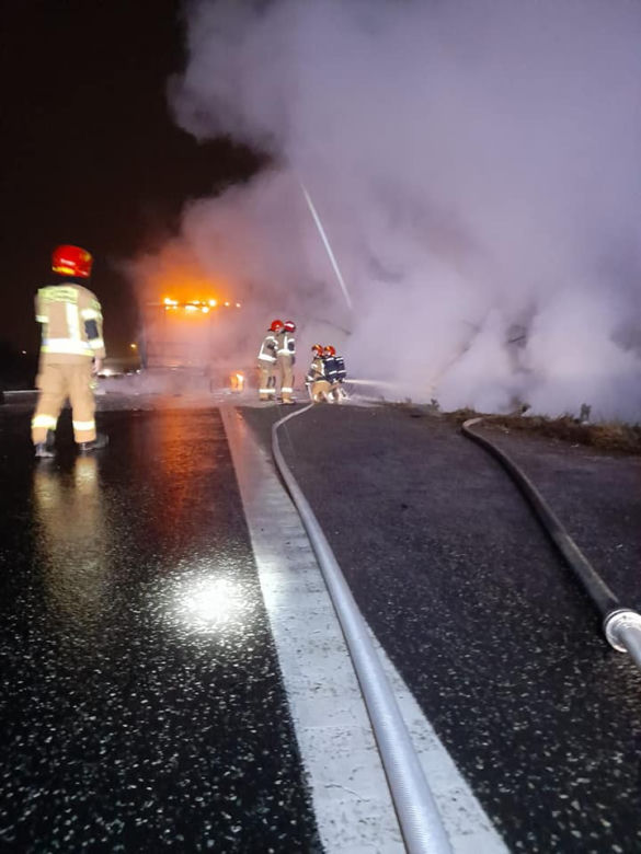 Wypadek na A4 w Zabrzu