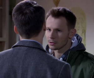 Pierwsza miłość. Radek (Mateusz Banasiuk), Natan (Krzysztof Kwiatkowski)