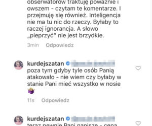 Basia Kurdej-Szatan  jak będzie trzeba odda aktorom wszystko co ma 
