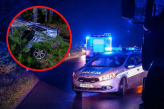 Śmiertelny wypadek na Podlasiu! 35-latka straciła panowanie nad autem i uderzyła w drzewo