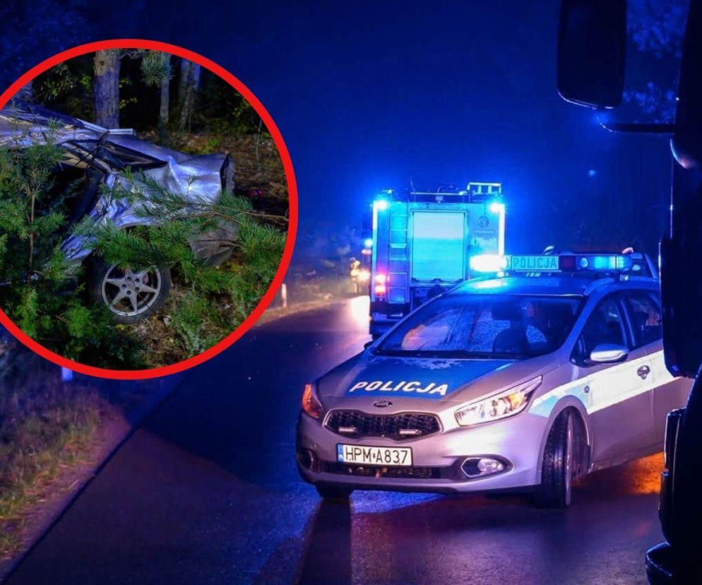Tragedia na Podlasiu. 35-latka uderzyła w drzewo, zginęła na miejscu
