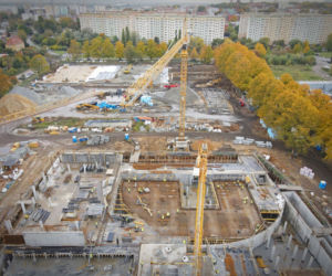 Budowa Fabryki Wody - październik 2020